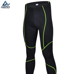 Customized Logo Printed Unique Product In Black And <b>Green</b> Color Fitness Running, Active Wear Compression Legging <b>Tights</b> For Men - Product Image 6