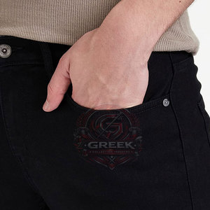 Pantalones Vaqueros Rectos para Hombre, Estilo Nuevo, para Uso en Exteriores, Otoño Invierno, Color Sólido, 100% Algodón, Lavado Claro, Alta Calidad, Buen Precio - Product Image 3