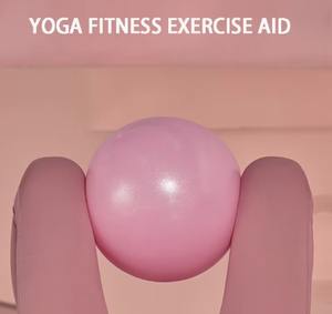 Ballon de yoga gris lisse HAWK SPORTS INDUSTRIES en PVC, antidérapant, pour l'équilibre et les exercices de fitness, pompe incluse, utilisation universelle - Product Image 2