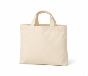 Personalized Reusable 100% Cotton Canvas Grocery Shopping Tote <b>Gift</b> <b>Bags</b> with short Handle and Geometric Pattern - Product Image 2