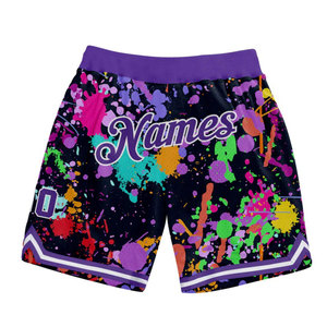 Shorts en maille unisexe à sublimation, vêtements de sport durables et élégants pour la course à pied, le basketball et les entraînements, légers, respirants et à séchage rapide - Product Image 1