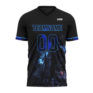 Men Youth Soccer Uniform Custom Logo Football Jersey Athletic Team Wear OEM Bulk Wholesale - Product Image 3
