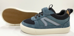 <b>Kids</b> Vulcanized <b>Shoes</b> Vietnam Factory Mesh Upper Suede Overlay Rubber Outsole Hook Loop Lightweight Wholesale OEM Sneakers - Product Image 5