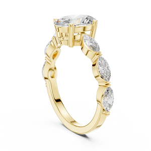 Regalo de anillo de dama de honor 10K | Conjunto de joyas a juego - Product Image 3