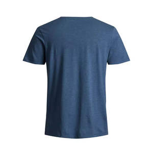 Camiseta 100% algodón para hombre, corte holgado, estampada, de alta calidad, informal, extragrande, diseño sólido, estilo urbano, tela gruesa. - Product Image 3