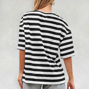 Camiseta para Mujer, Ropa en Varios Colores, Diseño de Parches, Logotipo Personalizado Impreso/Bordado, Estilo Casual para Exteriores, Mejor Oferta 2026 - Product Image 4