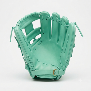 Premium Genuine Leather Baseball Glove H-Web Right-Handed Full Finger Outfield Adjustable Wrist <b>Strap</b> Practice Glove - Product Image 1