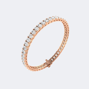 8.00CTW Oval Shape Tennis <b>Bracelet</b> - Product Image 6