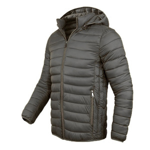 Veste d'hiver décontractée pour homme, tissu en nylon respirant, manches longues, logo et impression personnalisés - Product Image 1