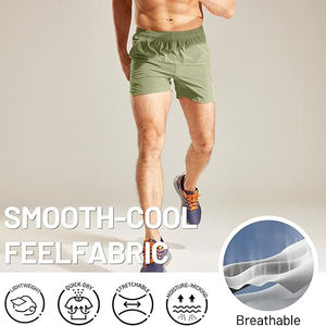 Rapid Dry Fitness <b>Shorts</b> <b>Men</b> Gym Workout Training Quick Dry <b>Lightweight</b> Breathable Stretch Moisture - Product Image 5