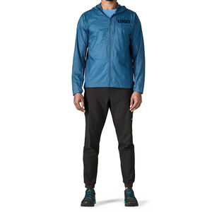 Chaqueta Cortavientos Ligera y Plegable para Hombre, con Capucha, Transpirable, Resistente al Viento, Ripstop, para Actividades al Aire Libre - Product Image 6