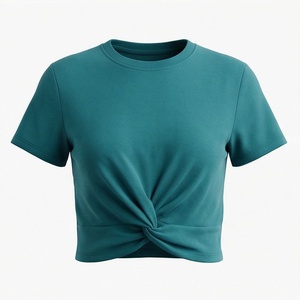 Camisetas Cortas para Mujer, Hechas a Medida, Transpirables, Ropa Casual, Estilo Boutique, Ropa Deportiva, Ropa de Gimnasio - Product Image 1