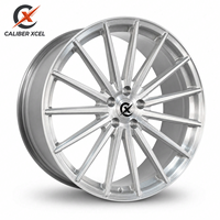 عجلات ألومنيوم مصبوبة من قطعة واحدة CALIBER XCEL مقاس 18 19 20 21 22 بوصة، 5x114.3، بحافة عريضة وتصميم نجمي