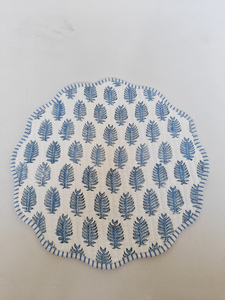 Set de table matelassé léger en coton vert clair à imprimé léopard, réversible, moderne, personnalisable, lavable en machine, ovale/rond/carré - Product Image 2