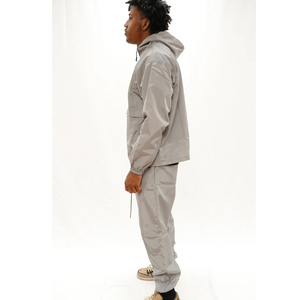 Custom Men Reflective Waterproof Tracksuit Windbreaker <b>Jacket</b> Pants Streetwear <b>Tech</b> <b>wear</b> OEM - Product Image 6