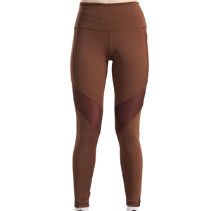 Leggings de sport taille haute pour femme, effet ventre plat, couleur unie, 82,5 % polyester, 17,5 % élasthanne, pour la course, la gym et le yoga - Product Image 6