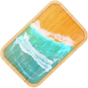 Belle planche à fromage en bois avec poignée en métal Home Bar Bamboo Wood couper les légumes et couper le fromage pour la cuisine - Product Image 3