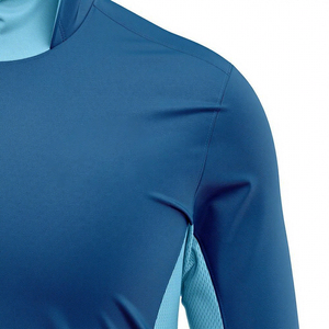 Chemise de pêche performante à manches longues respirante et à séchage rapide avec capuche et masque 100% polyester UPF 50 coupe-vent - Product Image 4