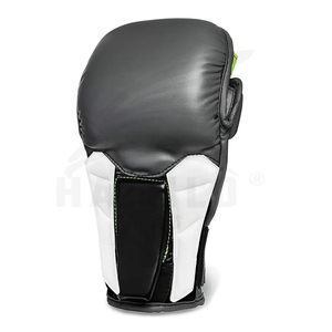 Customizable Black & Golden Custom Logo Genuine Leather <b>Moisture</b> Wicking Boxing <b>Gloves</b> Durable for Martial Arts - Product Image 6