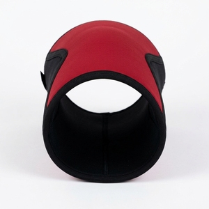 Neoprene <b>Knee</b> Support Compression <b>Knee</b> <b>Sleeves</b> Red Black Breathable Universal Fit Pull-On Protection All Seasons - Product Image 3