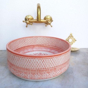 Lavabo de salle de bain de luxe en nacre blanche de qualité supérieure, écologique, 26 cm, forme personnalisable, pour projets de rénovation hôtelière - Product Image 5