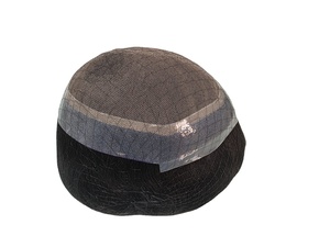 Perruque pour homme de qualité supérieure, cheveux raides crépus Remy, toupet 100 % densité, les meilleurs cheveux pour hommes - Product Image 4