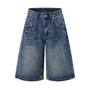 Vintage Street Mens Denim <b>Shorts</b> Suitable For Urban Looks And Summer Styling - Product Image 5