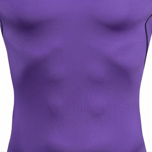Athletic Base Layer Tight Fit Sports Gym Training Workout T <b>Shirt</b> Quick Dry Breathable <b>Men</b> Short Sleeve <b>Compression</b> <b>Shirts</b> - Product Image 3