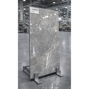 Azulejos de Porcelana Glaseados Versacee Gris 600x1200mm Acabado Brillante 8mm Azulejos Modernos para Piso de Cocina y Sala de Estar - Product Image 1