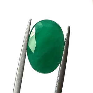 Sapphire Gems International Pierre naturelle émeraude verte de Zambie, taille ovale, 6,35 carats, à facettes, pour la fabrication de bijoux - Product Image 2