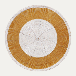 Manteles individuales con cuentas para decoración de fiestas y festivales, mantel redondo de algodón hecho a mano, exportador de fábrica, proveedor mayorista a granel, stock listo - Product Image 5