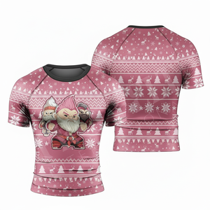 เสื้อรัดกล้ามเนื้อแขนสั้นสำหรับกีฬาฤดูร้อนประสิทธิภาพสูงสำหรับยิวยิตสู คาราเต้ ต่อสู้ ชกมวย MMA BJJ - Product Image 3
