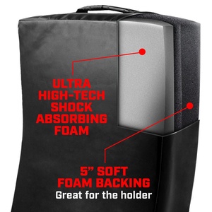 Escudo de Entrenamiento Personalizado con Logotipo para Patadas Curvas de Karate, MMA y Judo |   Cuero/PU de Protección Profesional Hecho en Pakistán, Duradero - Product Image 3