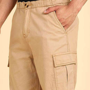 Pantalon mi-long décontracté pour homme en toile de coton et polyester de haute qualité, coupe droite, tailles personnalisées, service OEM, séchage rapide, coupe-vent - Product Image 5