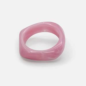 Handmade Acrylic Resin Lucite <b>Beaded</b> <b>Bracelets</b> & Bangles Vintage Carved Floral Design Unisex Anniversary Jewelry - Product Image 2