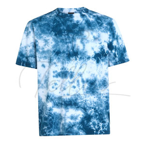 Camisetas Personalizadas con Logotipo Frontal y Diseño Tie-Dye para Hombre, Cuello Redondo, de Alta Calidad, Secado Rápido y Transpirables, de Algodón - Product Image 1