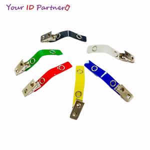 Clips à badge en métal avec sangle en PVC - Product Image 3