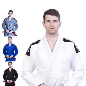 Hombres BJJ Gi logotipo personalizado brasileño Jiu Jitsu Kimono ligero algodón perla tejido tela OEM uniforme de entrenamiento - Product Image 1