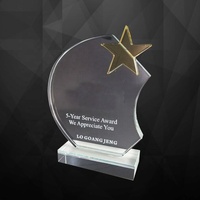 Trophées en acrylique transparent personnalisés de qualité supérieure, plaque de récompense avec logo personnalisé pour la cérémonie annuelle de reconnaissance des succès commerciaux, vente en gros
