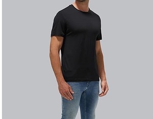 Camisetas de Lana 100% Merino para Hombre, Cuello Redondo, Corte Ajustado, Transpirables, Ecológicas, de Secado Rápido, Anti-Pilling, Teñidas en Color Liso - Product Image 5