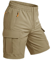 Shorts cargo pour hommes, 8 pouces, à poches frontales, séchage rapide, légers, respirants, pour le sport, la pêche, le travail, formels, 5 poches, personnalisables OEM
