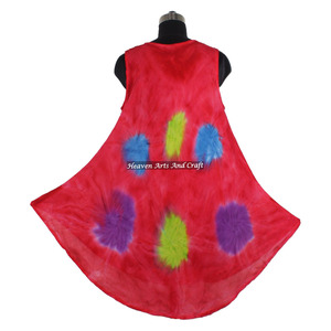 Vestido Largo de Verano 2026, Última Moda, para Mujer, Sin Mangas, Ropa de Playa, Estilo Tie Dye, Boho, Gitano, Vestido de Rayón para la Noche - Product Image 6
