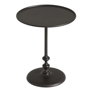 Modern Round Bistro <b>Table</b> Solid Pedestal Base Space Saving Design Durable Finish Perfect for Dining Balcony Cafe Setup - Product Image 3