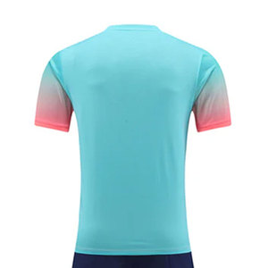 Uniforme de football pour hommes de haute qualité 100% polyester, manches courtes, tissu respirant, uniforme en polyester pour toutes les saisons, coupe athlétique - Product Image 6