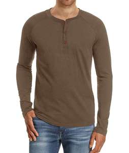 T-shirt Homme Respirant en Coton Épais Délavé à l'Acide, Coupe Oversize, Manches Longues, Style Streetwear Tendance - Product Image 1