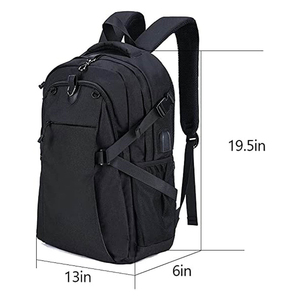 Black Mesh <b>Drawstring</b> Sports <b>Backpack</b> with Basketball Storage 30-40L Capacity for Outdoor Activities - Product Image 4
