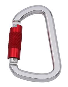 Mosquetón de aleación de aluminio para escalada y minería de industria pesada Acabado anodizado certificado CE EN362 - Product Image 5