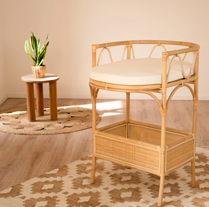 Table à langer en rotin naturel de haute qualité, meubles de nurserie faits à la main, best-seller, fabrication OEM ODM, vente en gros - Product Image 1