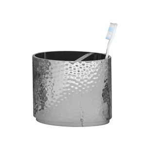 Black Multi-Brush <b>Holder</b> Durable <b>Toothbrush</b> Rack Stand 4-Piece Eco-Friendly White Bathroom Organizer Shelf Sets - Product Image 3