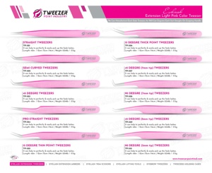 Meilleure vente Étiquette personnalisée Dernière collection multicolore Pince à cils personnalisée Instruments de beauté individuels - Product Image 6